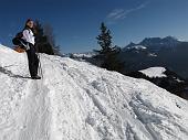 Salita invernale dalla Malga Polzone (1570 m.) al Passo del Pizzo di Petto (2200 m.) merc. 27 gennaio 2010 - FOTOGALLERY